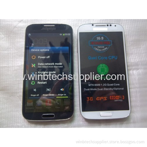2 Sim Dual Sim 5.0" Air Gesture 9500 S4 Android Mobile Phone 1gram 4grom Mtk6589 Quad Core 6589 4cores Gps 3g In Stock